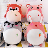 Neue große Panda Fuchs Kaninchen Katze Plüsch Spielzeug Kinder Kissen Kissen Weiche Auto Sofa Tier Stoffpuppen Kinder Geburtstagsgeschenk
